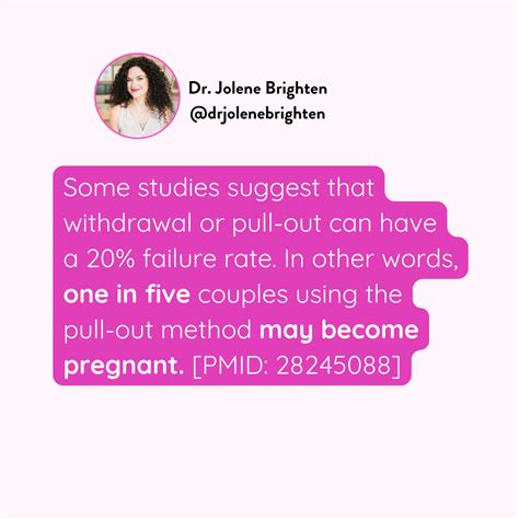 The first is getting caught up in the moment and not pulling out before ejaculation. The second is pre-cum. It only takes one sperm to become pregnant. Pre-cum can carry sperm, and cum near the vaginal opening can get inside and result in a pregnancy. About one in five couples that use the pull-out method during a single calendar year will get ...